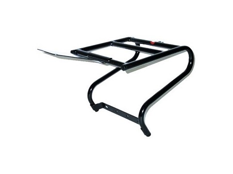 Portapacco verniciato nero per Vespa PX Portapacco verniciato nero per Vespa PX