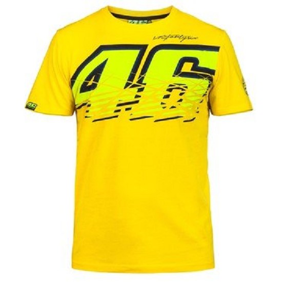 Abbigliamento Valentino Rossi (VR46) VR46 Official Merchandise T-Shirt Yellow VR46