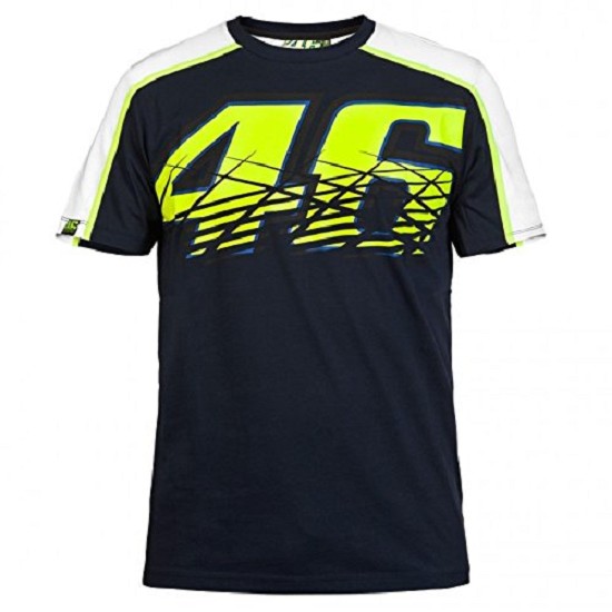 Abbigliamento Valentino Rossi (VR46) VR46 Official Merchandise T-Shirt Blue VR46